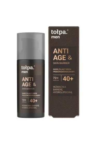 Krem przeciwzmarszczkowy nawilżający Men Anti Age &amp; Skin Barrier 40+