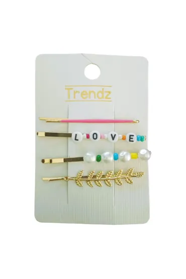 Wsuwki spinki do włosów zdobione