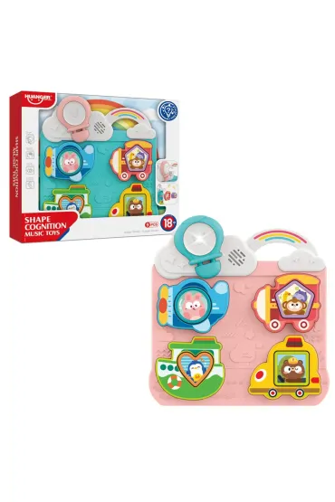 Muzyczny sorter kształtów Pojazdy