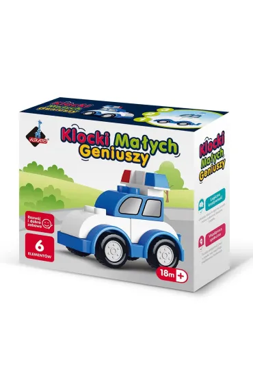  Klocki małych geniuszy Autko 6el