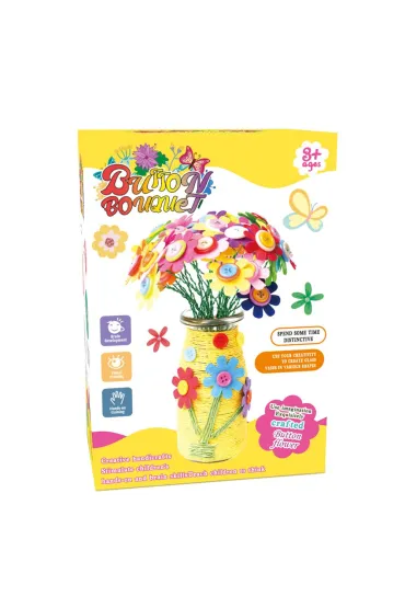 Guzikowy bukiet zestaw kreatywny