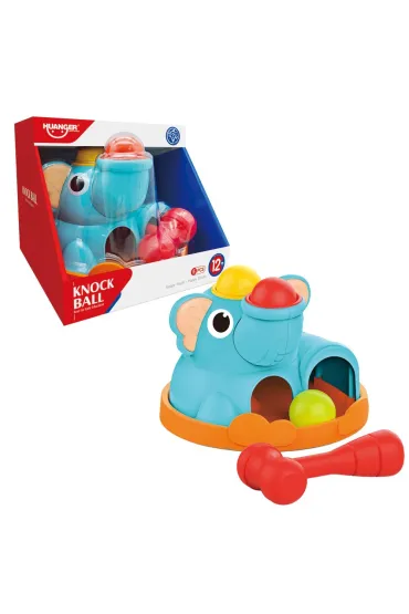 Słonik zbijak z piłeczkami