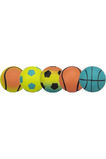 Piłki neonowe, guma piankowa, o 4.5 cm