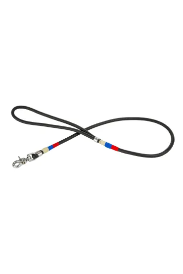 Obroża skórzana, S: 31-38 cm/16 mm, szary