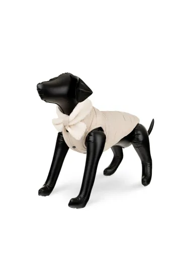 Kurtka, dla psa, beżowa, rozmiar XS, 30