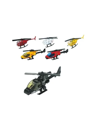Helikopter metalowy 9 cm - różne wzory
