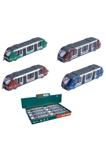 Pociąg metalowy z funkcją pull back 1szt.mix