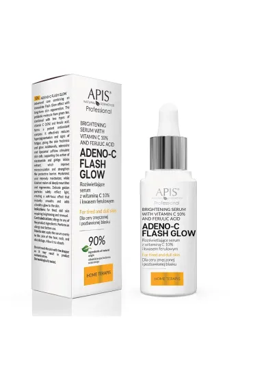 ADENO-C Flash Glow HOME TERAPIS Rozświetlające serum do twarzy z witaminą C i kwasem ferulowym