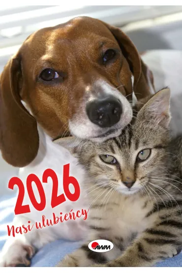 Kalendarz 2026 A3 Nasi ulubieńcy