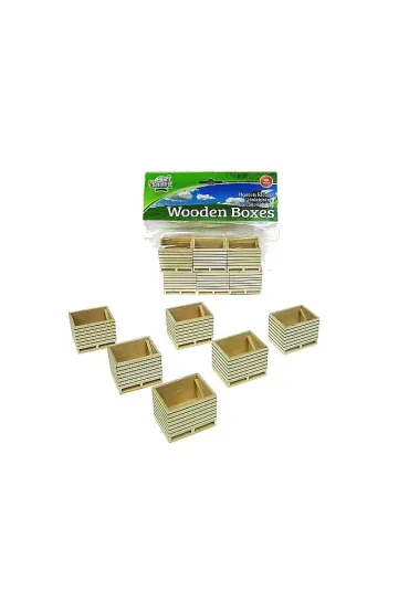Drewniane skrzynki za ziemniaki - 6 szt.