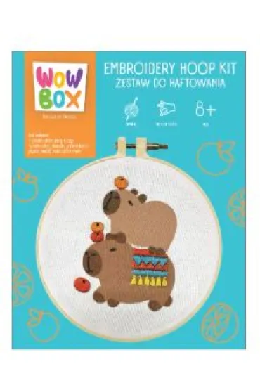 Wow Box Zestaw do haftowania Radosne Kapibary