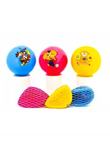 Piłka 3 sztuki w siatce