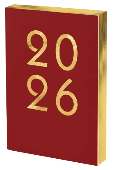 Kalendarz 2026 A5 Art DNS czerwony