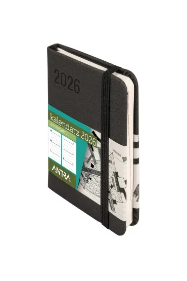 Kalendarz 2026 A7 Awangarda TDW czarny