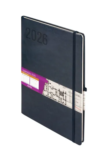 Kalendarz 2026 A4 Formalizm granatowy TDW