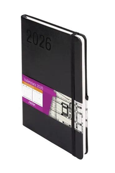 Kalendarz 2026 A5 Formalizm czarny TDW