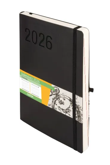 Kalendarz 2026 B5 Impresja czarny DNS