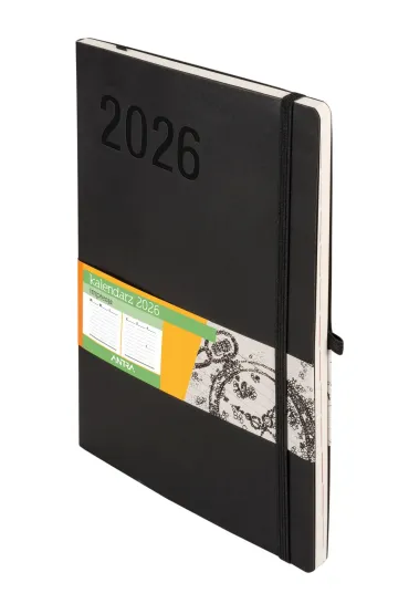 Kalendarz 2026 B5 Impresja czarny TDW