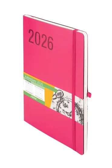 Kalendarz 2026 B5 Impresja różowy TDW