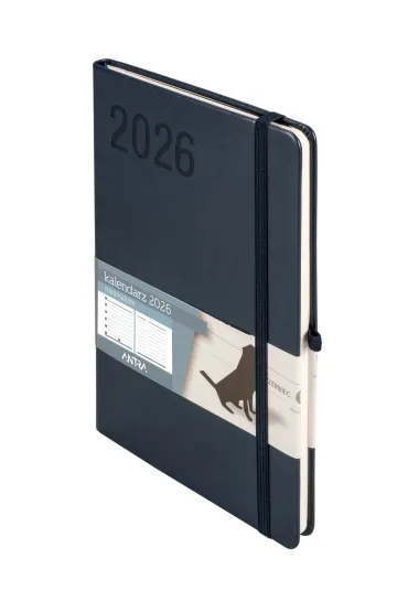 Kalendarz 2026 A5 Minimalizm czarny TNS