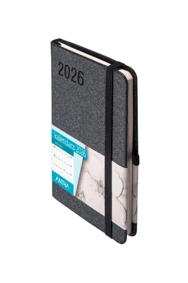 Kalendarz 2026 A6 Sakura czarny TDW