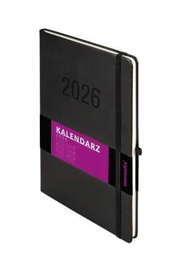 Kalendarz 2026 B5 Memofix TDW czarny