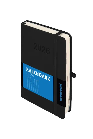 Kalendarz 2026 B6 Memofix DNS czarny
