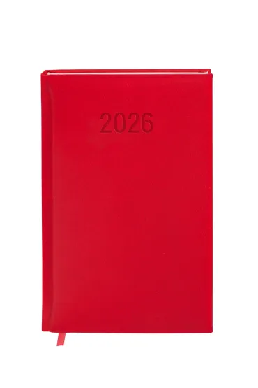 Kalendarz 2026 A6 Colorfix TDW czerwony