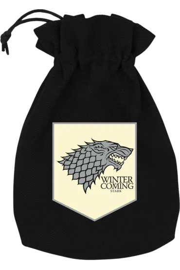 Game of Thrones. Stark, worek na kości, czarny