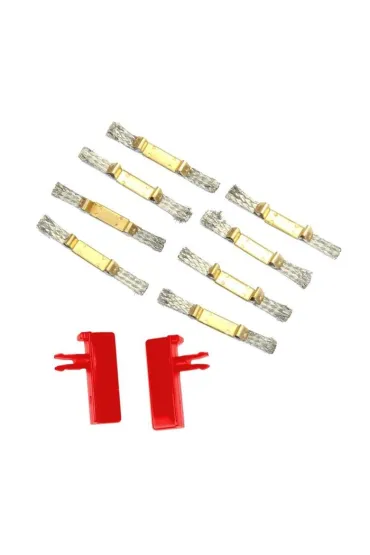 8 szczotek stykowych, 2 prowadnice