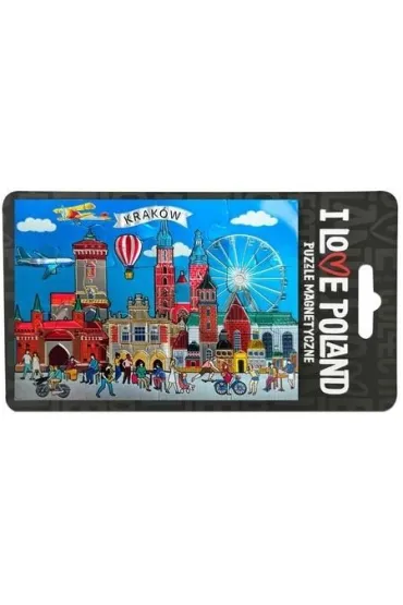 Magnes puzzle Kraków ILP-MAG-PUZZ-KRA-03