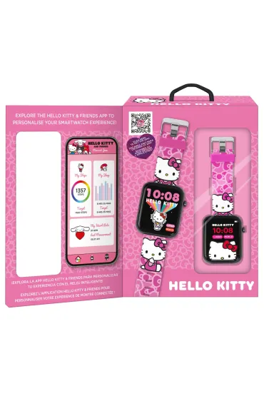 Smartwatch z Bluetooth Hello Kitty 12 funkcji i aplikacja Hello Kitty HK50264