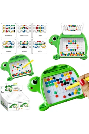 Mozaika guzikowa magnetyczna żółw