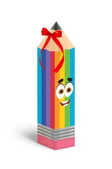 Kredka rożek obfitości na słodycze - tęczowa 2 szt