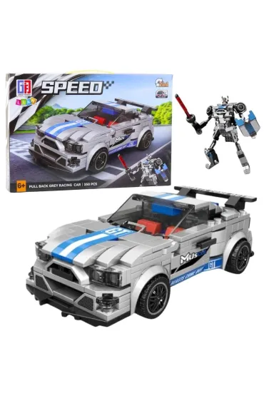  Klocki konstrukcyjne Auto z napędem Robot 2w1 350e