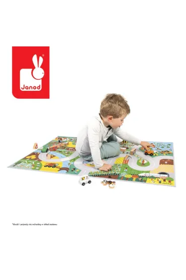 Mata do zabawy z drogą Wieś Cross Roads 2+