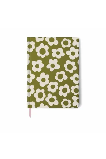 Notatnik Jumbo Green Groovy Floral