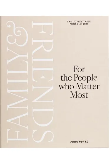 Fotoalbum - Family and Friends beżowy