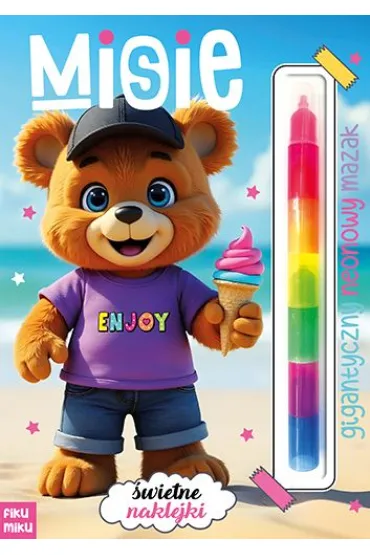 Misie. Gigantyczny neonowy mazak. Marker modułowy