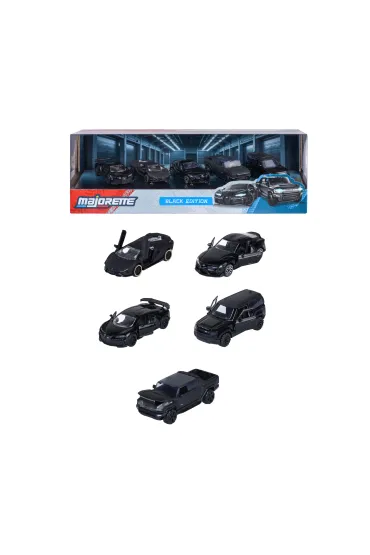 Majorette Black Edition 2.0 5 szt