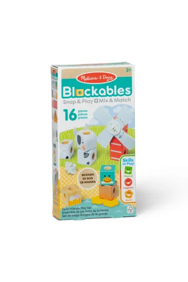 M and D Developmental Toys Mellisa&Doug: Blockables - Na farmie