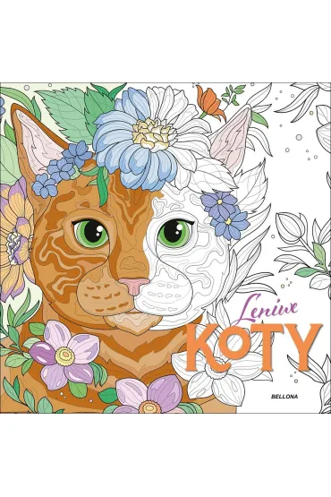 Leniwe koty (kolorowanka)