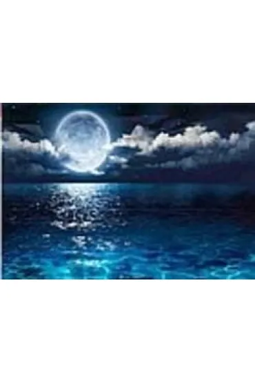 Mozaika diamentowa - księżyc