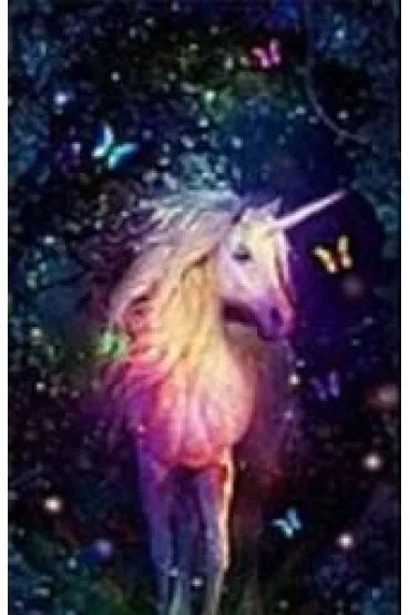 Mozaika diamentowa - Jednorożec