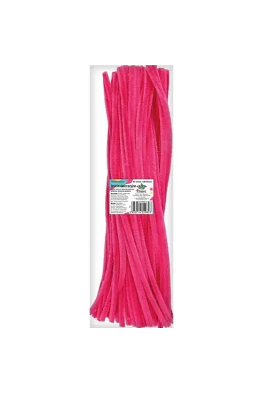 Druciki dekoracyjne 0,6x30cm różowe 50 szt