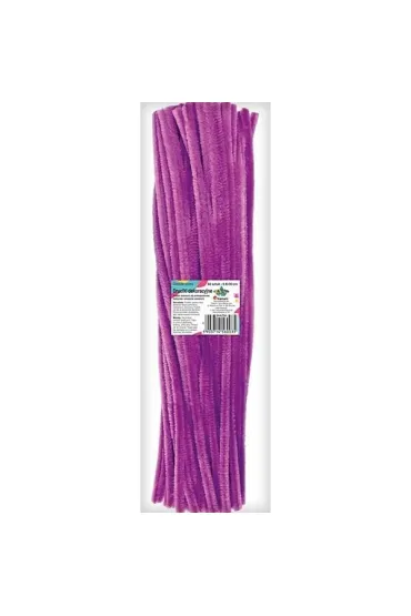 Druciki dekoracyjne 0,6x30cm fioletowe 50 szt
