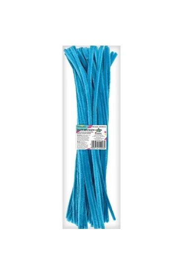 Druciki dekoracyjne 0,6x30cm turkusowe 50 szt