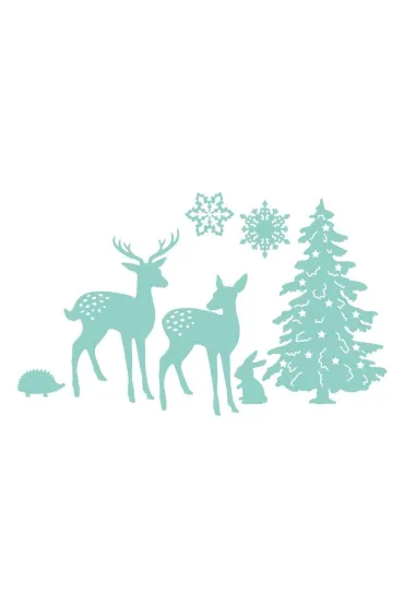 Zestaw wykrojników - Winter wonderland 7 szt