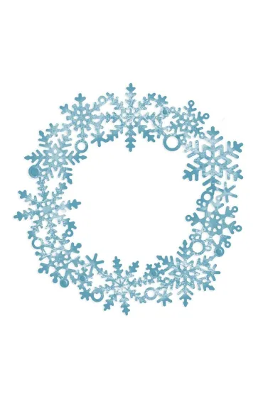 Wykrojnik - Wianek śnieżynki 9,9x9,7cm