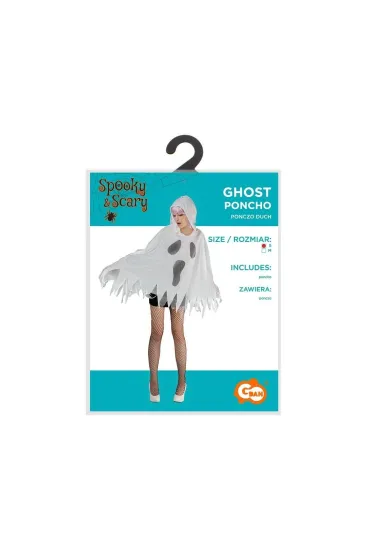 Ponczo dla dorosłych Duch rozm.S